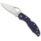 Spyderco 2023 Spyderco Meadowlark 2 Lightweight Blue Plain SPY-BY04PBL2 - alternate 2